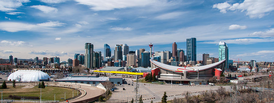 Calgary Skyline Photograph by Guy Whiteley