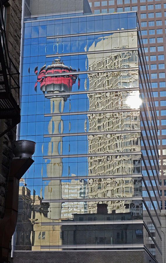 Tower Photograph - Calgary Tower by Melissa Schumacher Tower Photograph - Calgary Tower by Melissa Schumacher