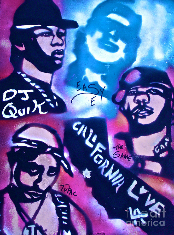 Music Painting - Cali Love by Tony B Conscious