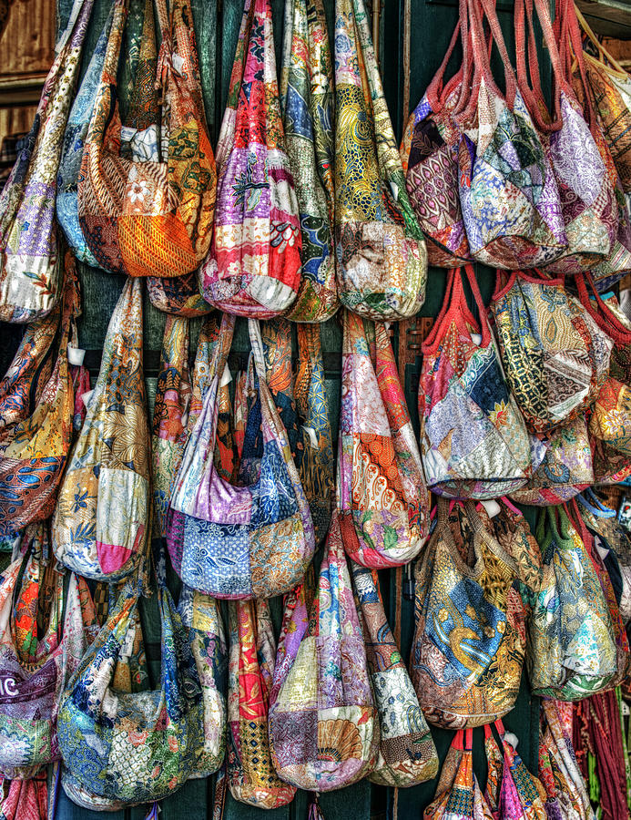Calico Bags Photograph by Brenda Bryant