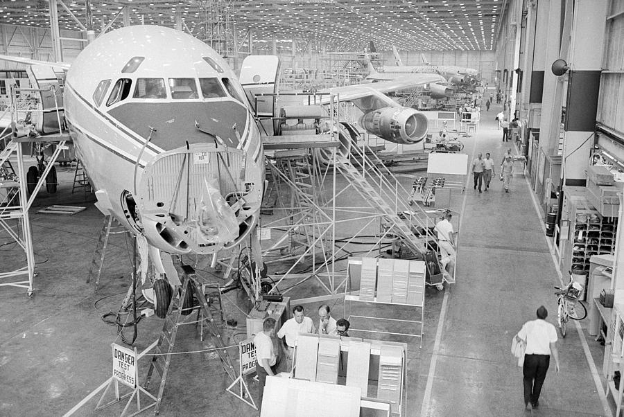 California Aircraft Factory Photograph by Granger