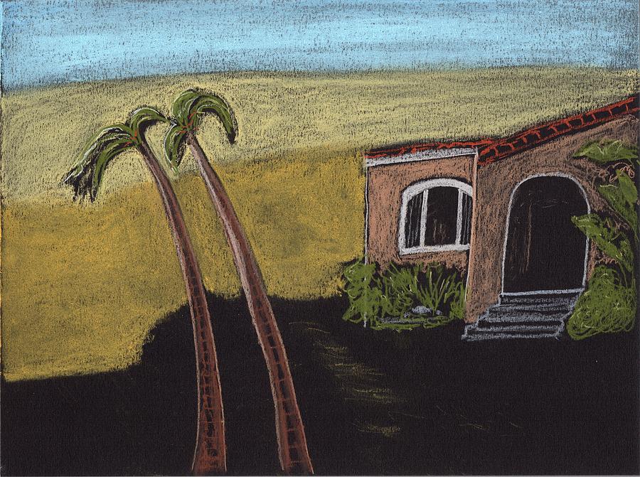 California Beach House Drawing by Jim Taylor