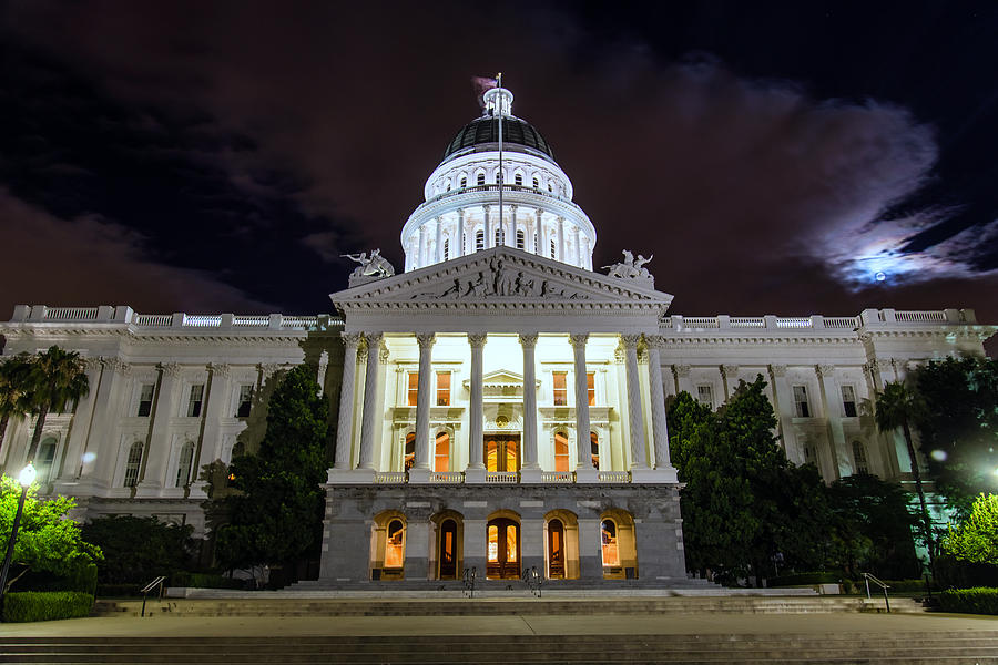 California Capitol Photograph by Mike Ronnebeck