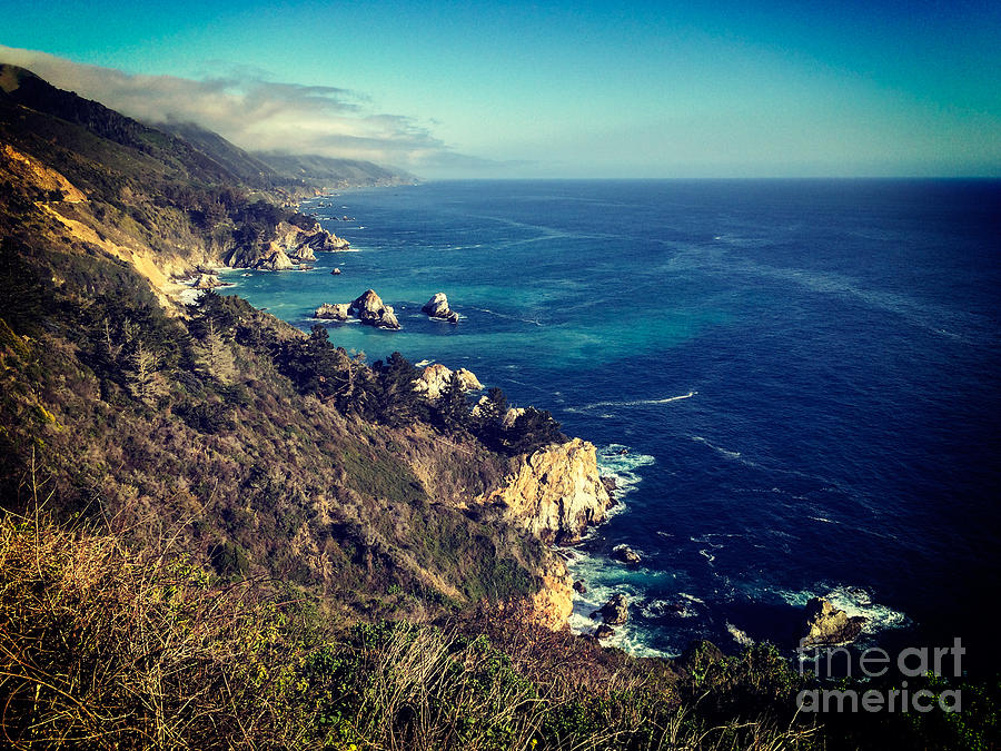 Landscape Photograph - California Coast by Colin and Linda McKie