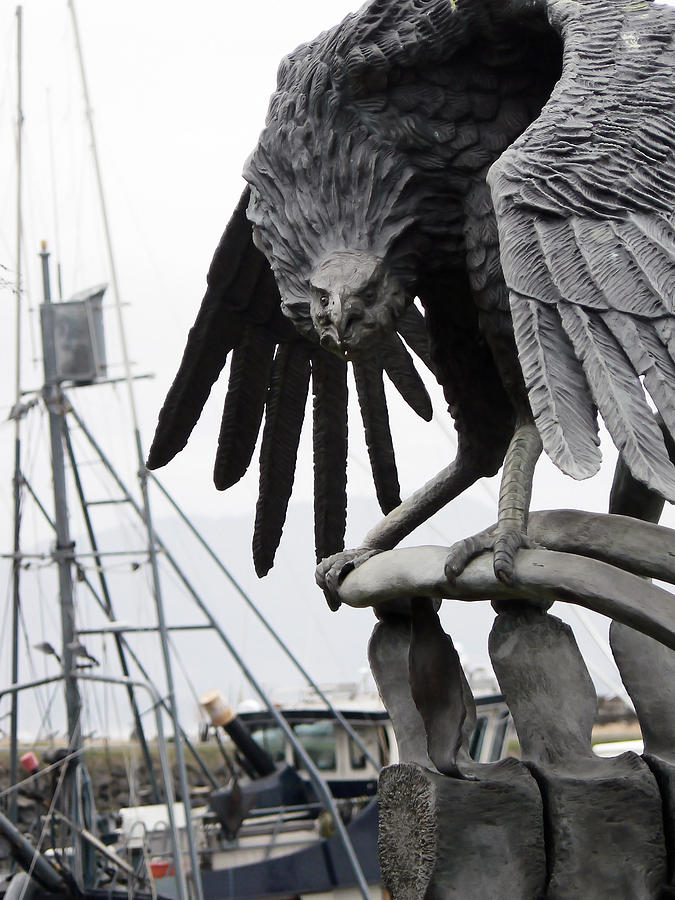 California Condor Sculpture Photograph by Pamela Patch