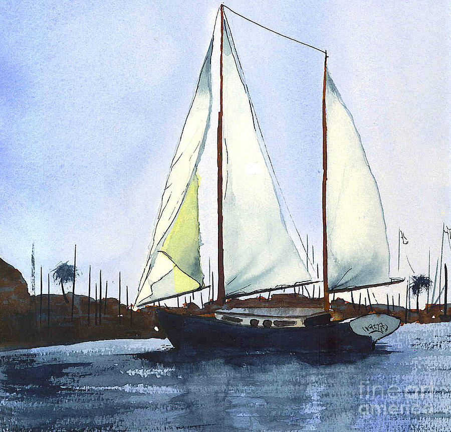 Boat Painting - California Dreamin II by Kip DeVore