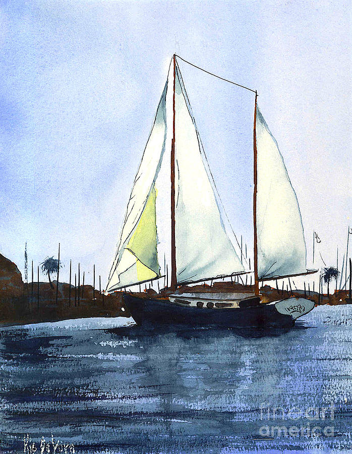 Boat Painting - California Dreamin by Kip DeVore