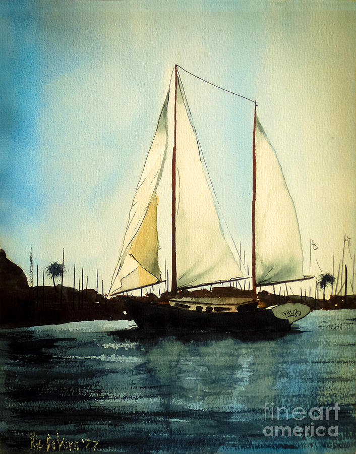 Boat Painting - California Dreamin V by Kip DeVore