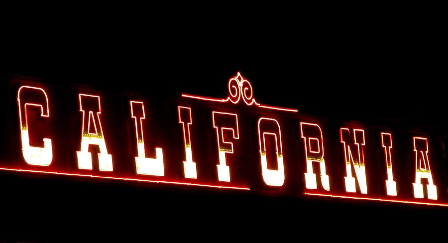 California Neon Photograph by Randall Weidner
