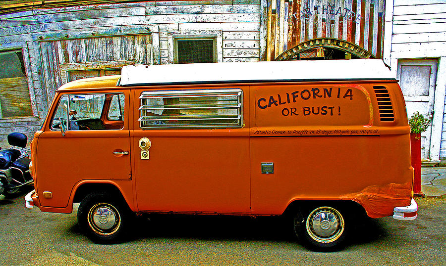 California or Bust Photograph by Joseph Coulombe
