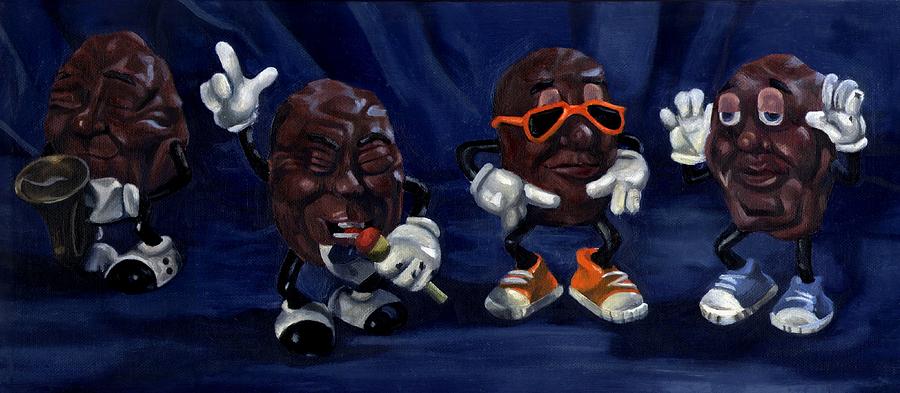 California Raisins Painting by Rick Liebenow | Fine Art America