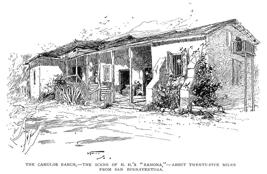 California Ranch Drawing by Granger