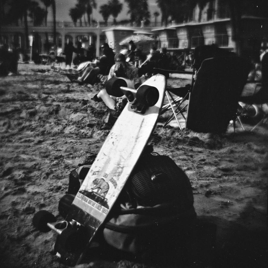 Black And White Photograph - California Skateboard by Alex Snay