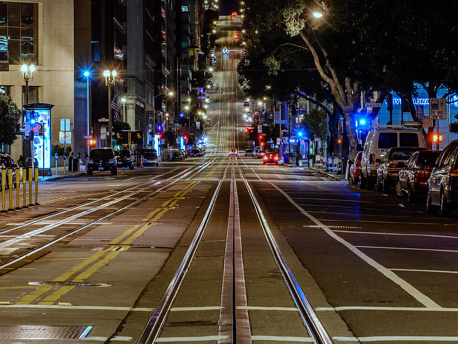 California Street Photograph by Mike Ronnebeck