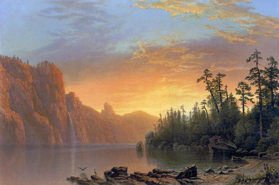 California Sunset, 1864 Painting by Granger