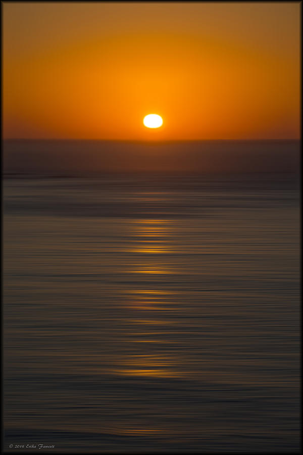 Sunset Photograph - California Sunset by Erika Fawcett
