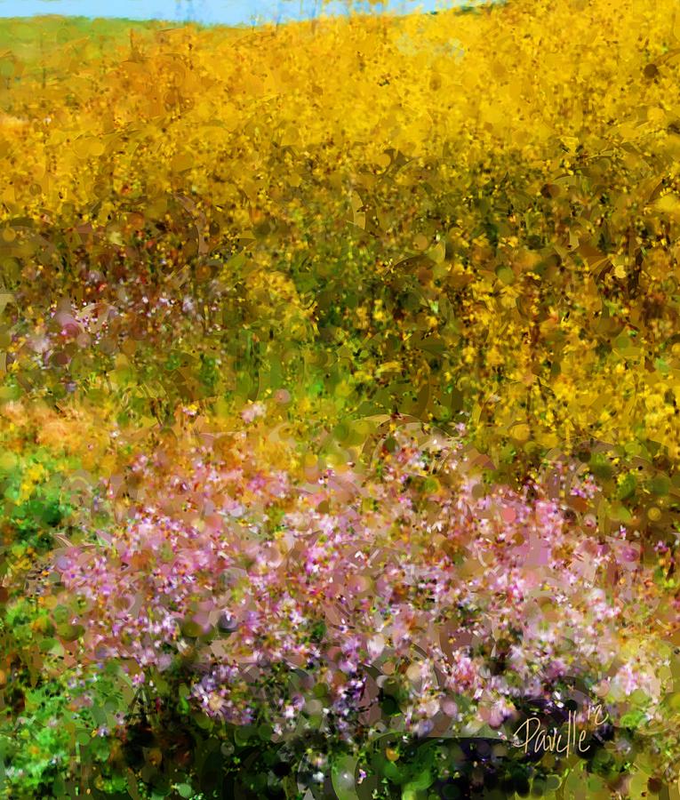 California Wildflowers II Digital Art by Jim Pavelle