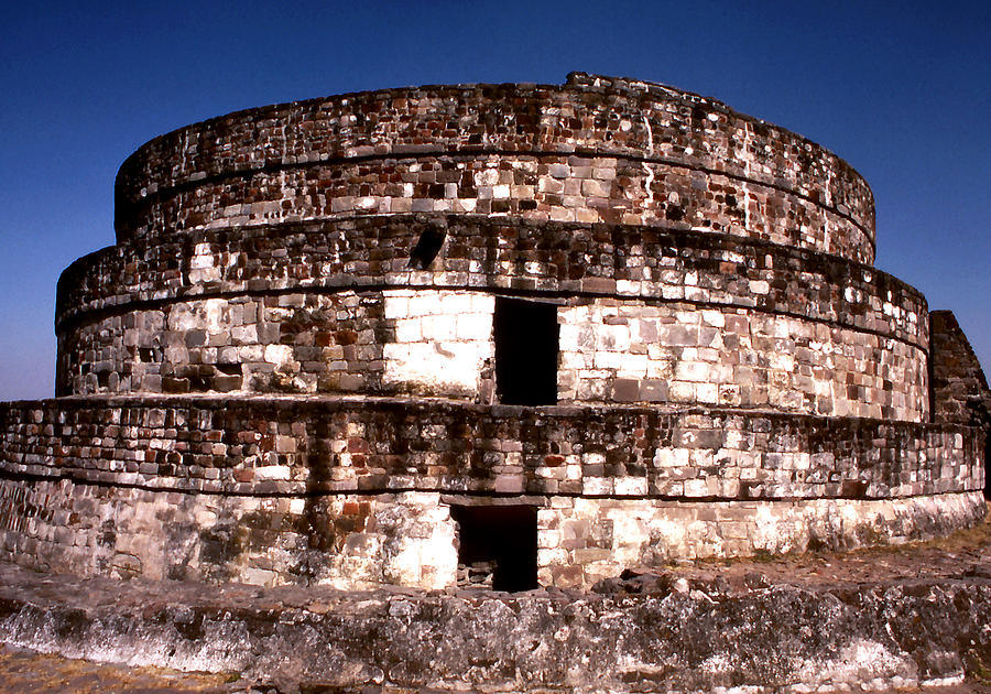 Calixtlahuaca - Round Pyramid Photograph by Robert Rodvik - Pixels