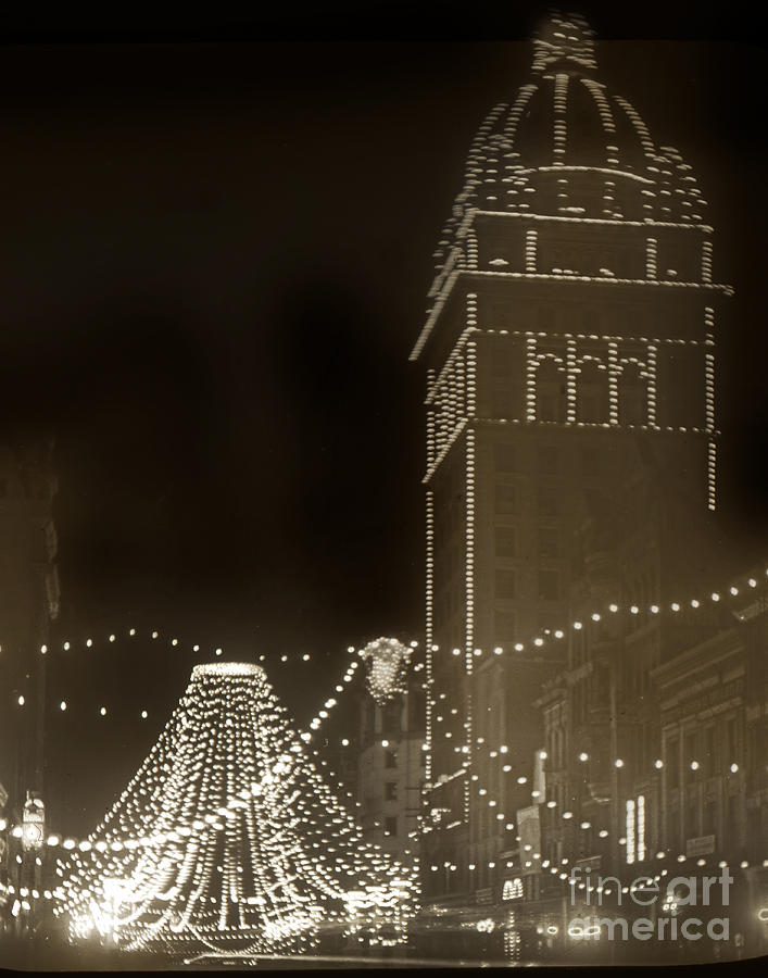 San Francisco Photograph - Call Building on Market Street San Francisco California 1902 by Monterey County Historical Society