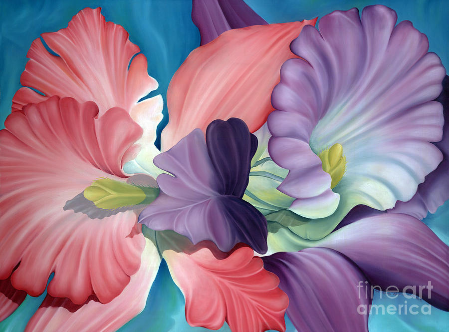 Call of the Orchids Painting by Rosemarie Morelli