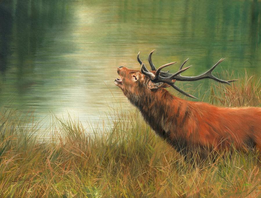 Call Of The Wild 2 Painting by David Stribbling