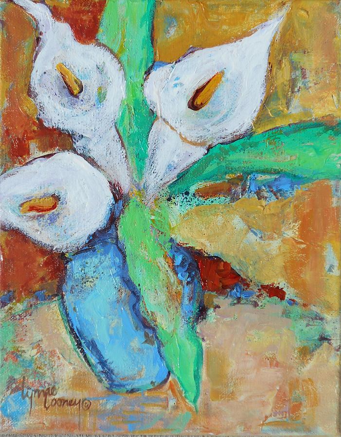 Calla Lilies Painting by Lynne Looney | Fine Art America