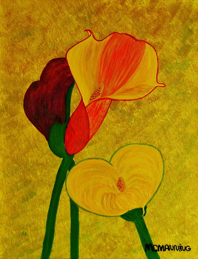 Calla Lilly Painting by Celeste Manning