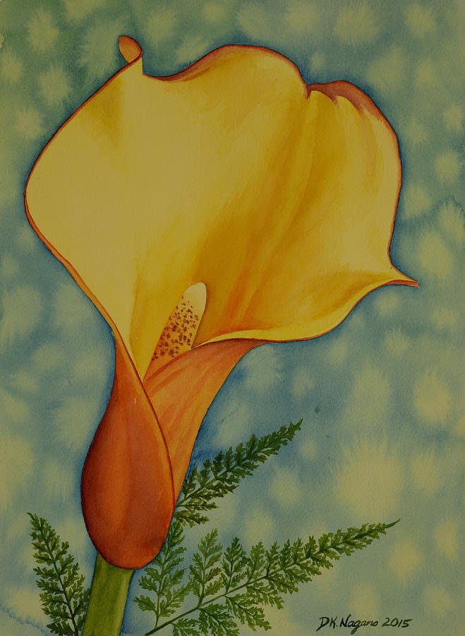 Lily Painting - Calla Lily by DK Nagano