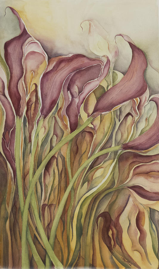 Lily Painting - Calla Lily by Lynne Bolwell