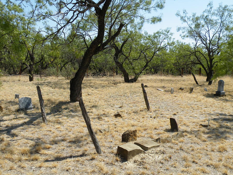 Callahan City Cemetery Unmarked Pioneer Graves Photograph by The GYPSY