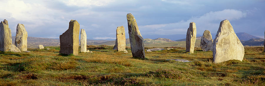 Prehistoric Photograph - Callanish Stones, Isle Of Lewis, Outer by Panoramic Images