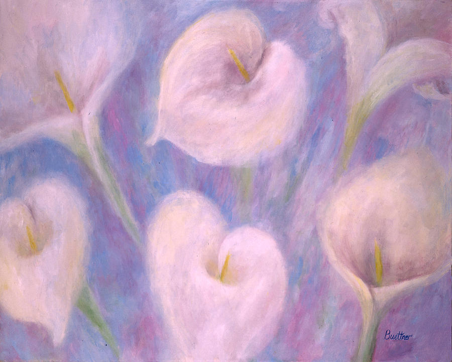 Callas Painting by Lynn Buettner Callas Painting by Lynn Buettner