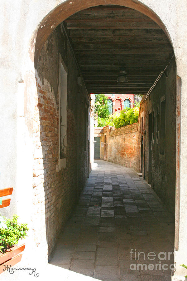 Calle a Venezia Photograph by Mariarosa Rockefeller