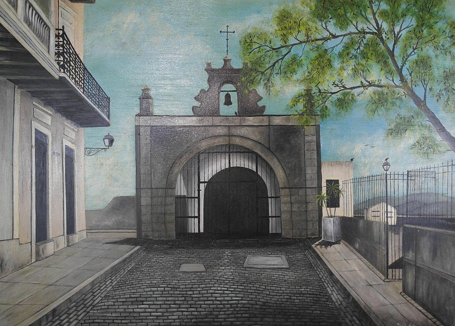 Puerto Rico Painting - Calle del Cristo by Maurice Dilan