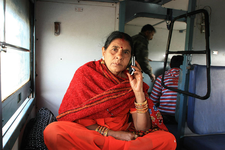 Calling From The Train Photograph by Amanda Stadther