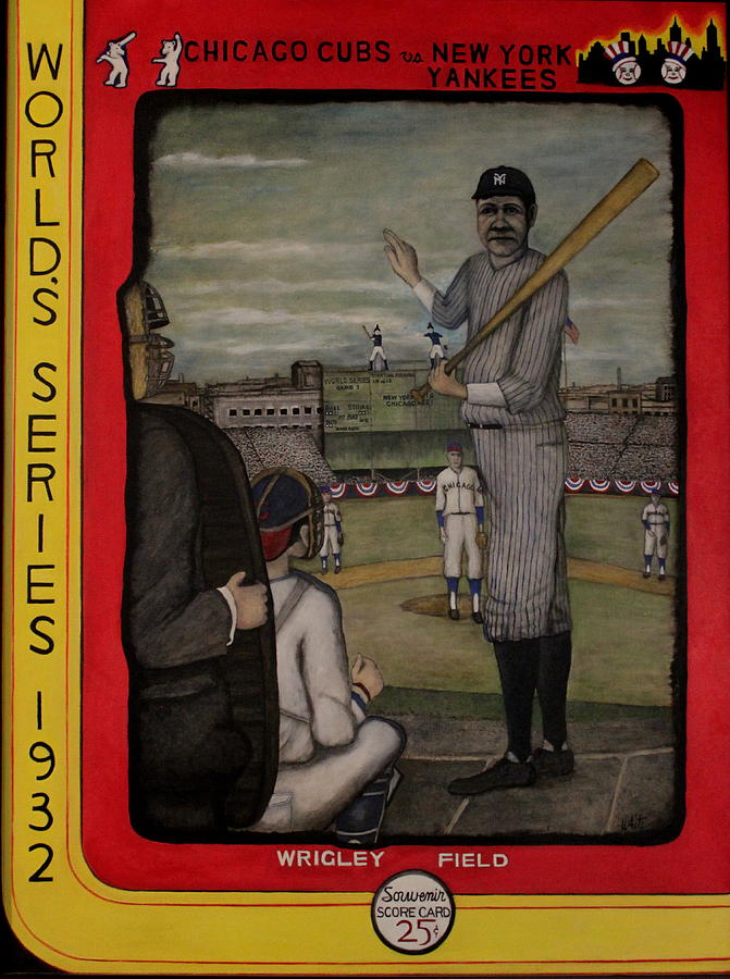 He Called it - Babe Ruth Called Shot Painting