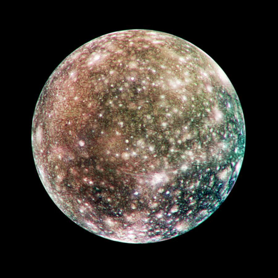 Callisto Photograph by Nasa/jpl/dlr