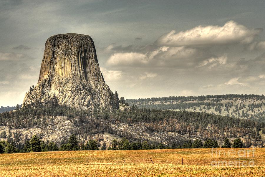 Devils Tower National Monument Photograph - Calm Before The Storm by Anthony Wilkening