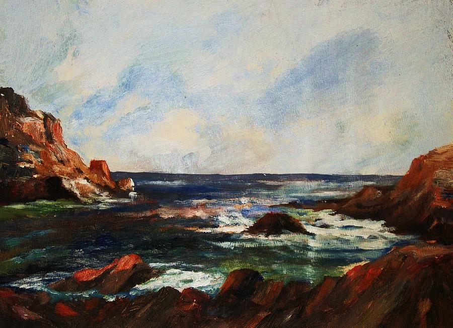 Calm Cove Painting by Al Brown