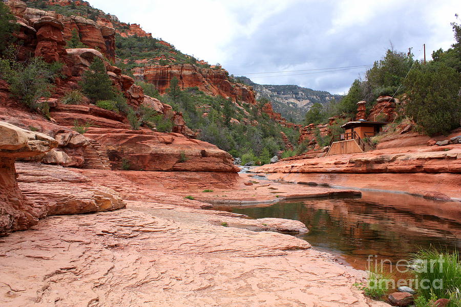 Calm Day at Slide Rock Photograph by Carol Groenen