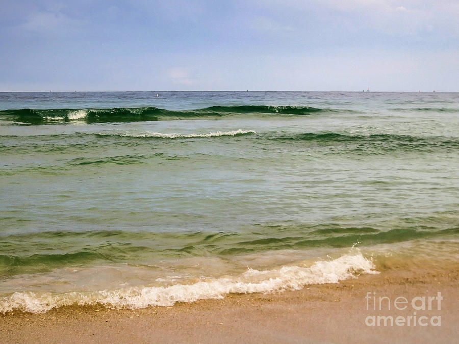 Calm day at the seashore Photograph by Zina Stromberg - Fine Art America