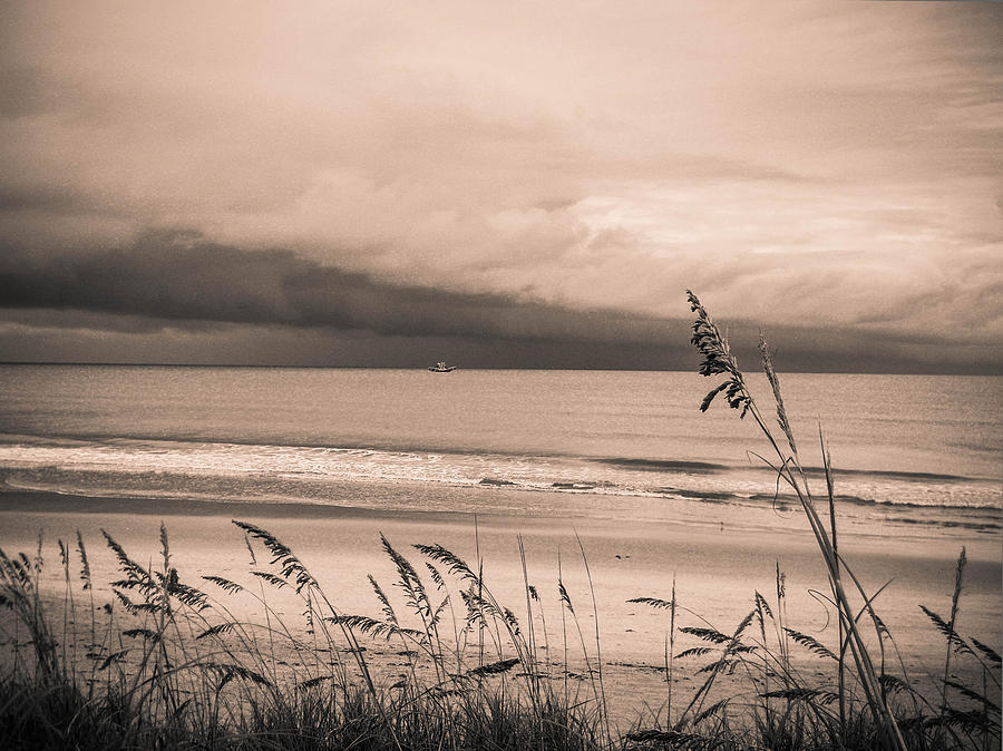 Beach Photograph - Calm Drama by Christy Usilton