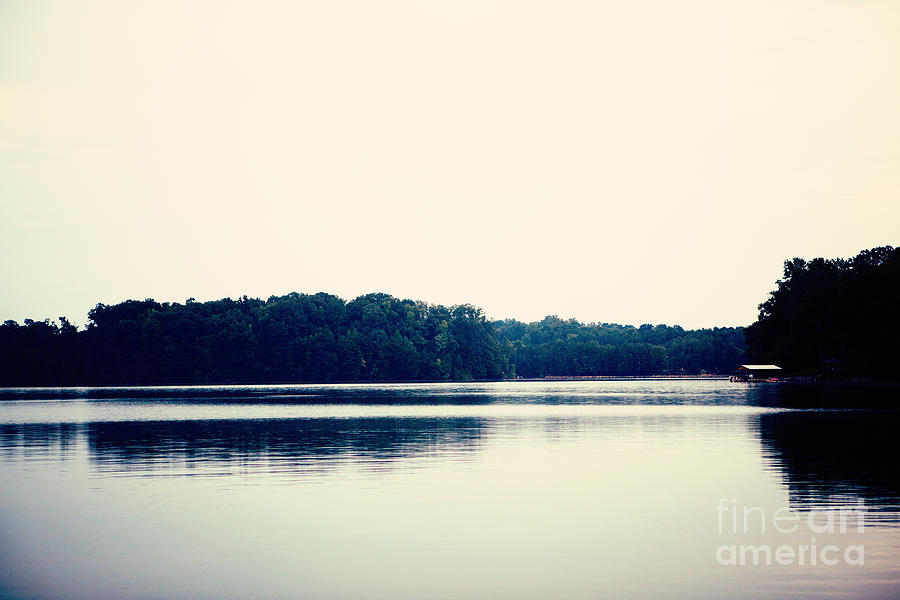 Tree Photograph - Calm Lake Landscape by Kim Fearheiley