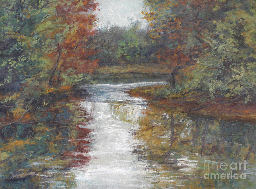Calm Waters - October Painting by Gregory Arnett