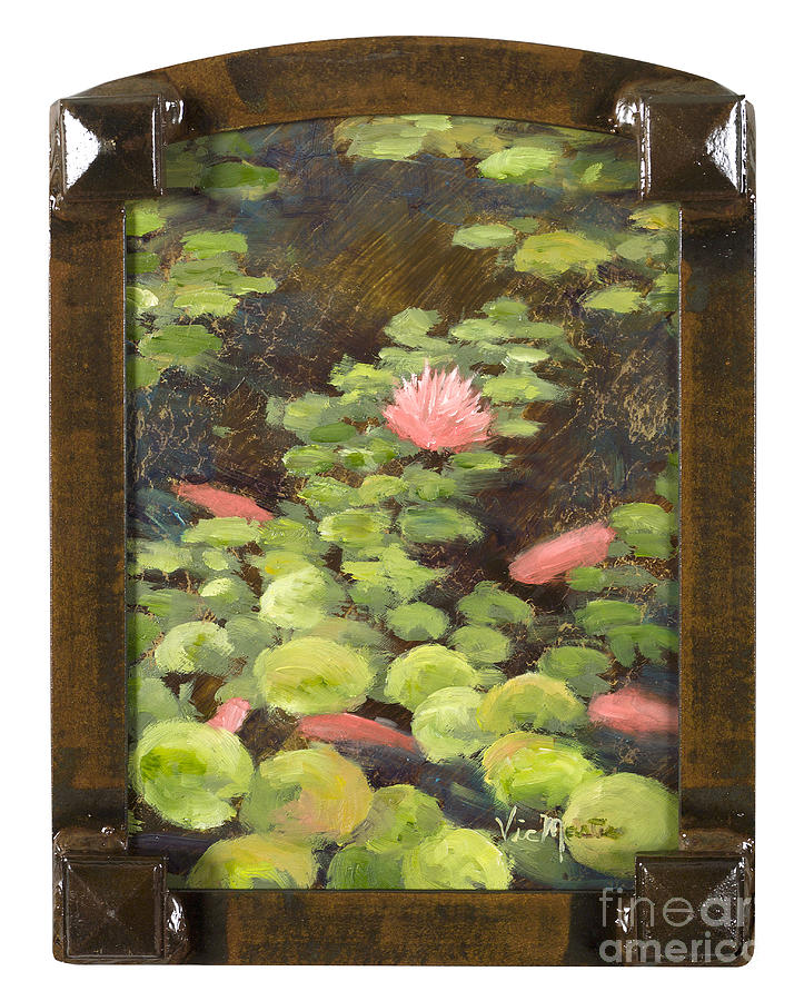 Calm Waters with Gold Leaf by Vic Mastis by Vic Mastis Calm Waters with Gold Leaf by Vic Mastis by Vic Mastis