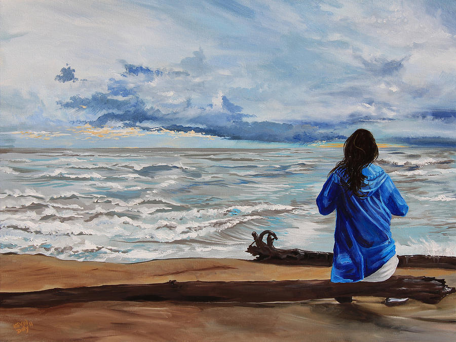 Summer Painting - Calm within the storm by Kevin Doty