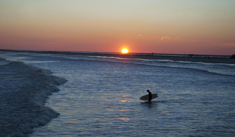 Sunset Photograph - Calming Surf by Elsa Santoro