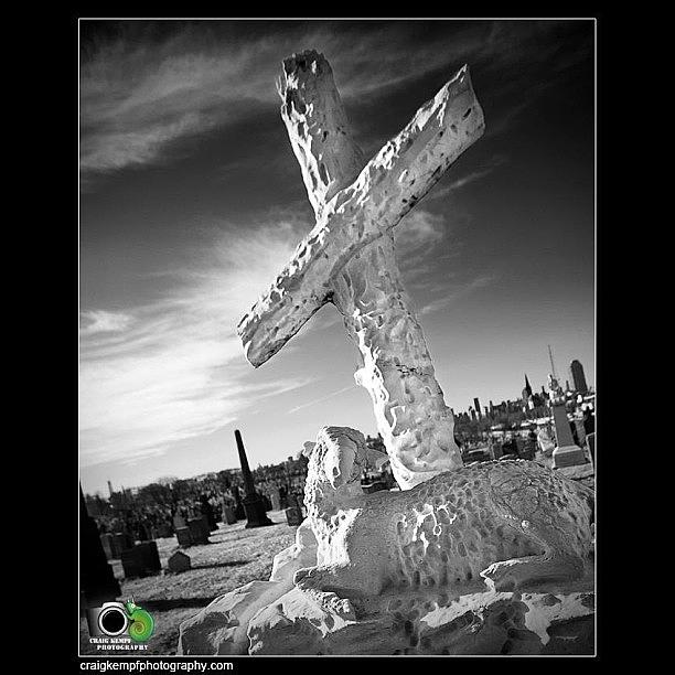 Graveyard Photograph - Calvary Cemetery #craigkempfphotography by Craig Kempf