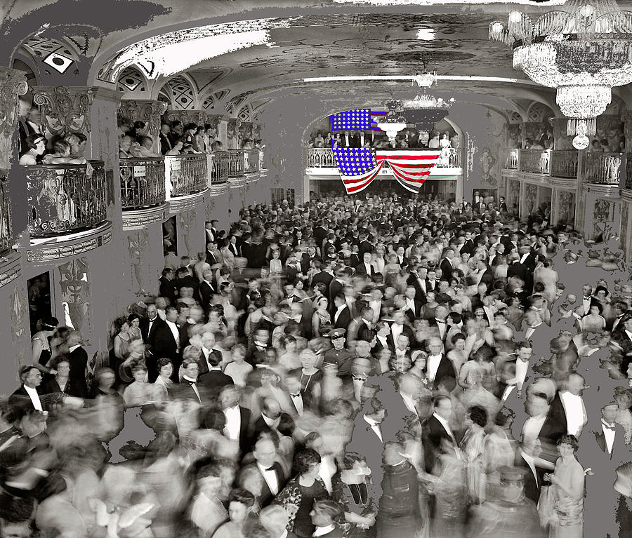 Calvin Coolidge Inaugural Ball National Photo Company Washington D.C.  March 4 1924-2014 Photograph by David Lee Guss