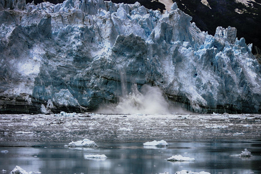 Calving Glacier Photograph by John Haldane
